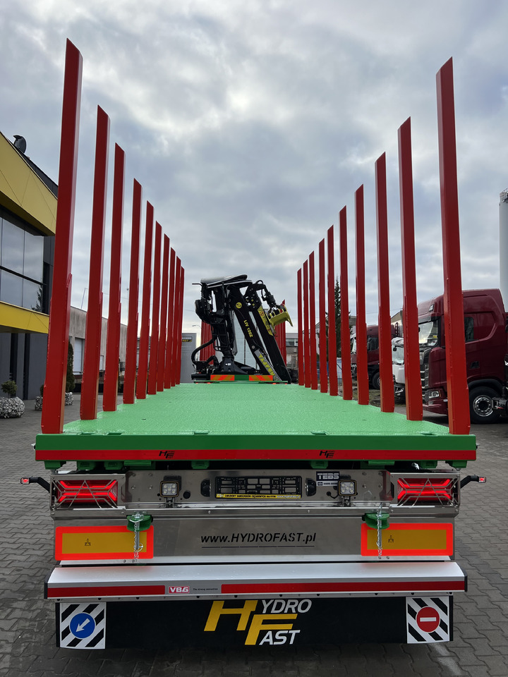 Hydrofast Przyczepa platforma 3 osiowa do przewozu drewna / 3-axle platform trailer for timber transport - Бордово ремарке/ Платформа: снимка 3 Hydrofast Przyczepa platforma 3 osiowa do przewozu drewna / 3-axle platform trailer for timber transport - Бордово ремарке/ Платформа: снимка 3