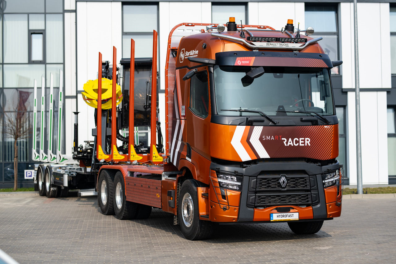 RENAULT TRUCKS C P6X4 Zabudowa do transportu drewna / Timber transport truck / Holztransportwagen/Camion de transport lemn - Камион за дърва, Eлектрически камион: снимка 3 RENAULT TRUCKS C P6X4 Zabudowa do transportu drewna / Timber transport truck / Holztransportwagen/Camion de transport lemn - Камион за дърва, Eлектрически камион: снимка 3
