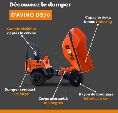 D'Avino DS70 - Мини самосвал: снимка 4 D'Avino DS70 - Мини самосвал: снимка 4