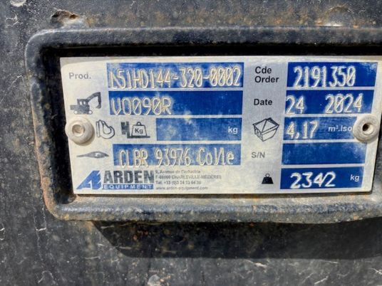 GODET ARDEN POUR CHARGEUSE CASE 921 G - Кофа: снимка 1 GODET ARDEN POUR CHARGEUSE CASE 921 G - Кофа: снимка 1