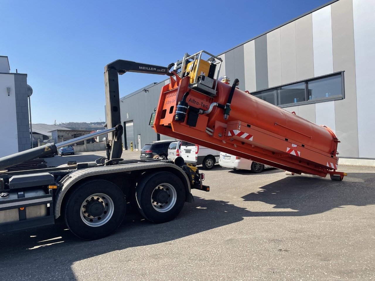 Нови Мултилифт контейнер S-Vac 10m³ vacuum hook lifting roll-of container 10m³: снимка 7