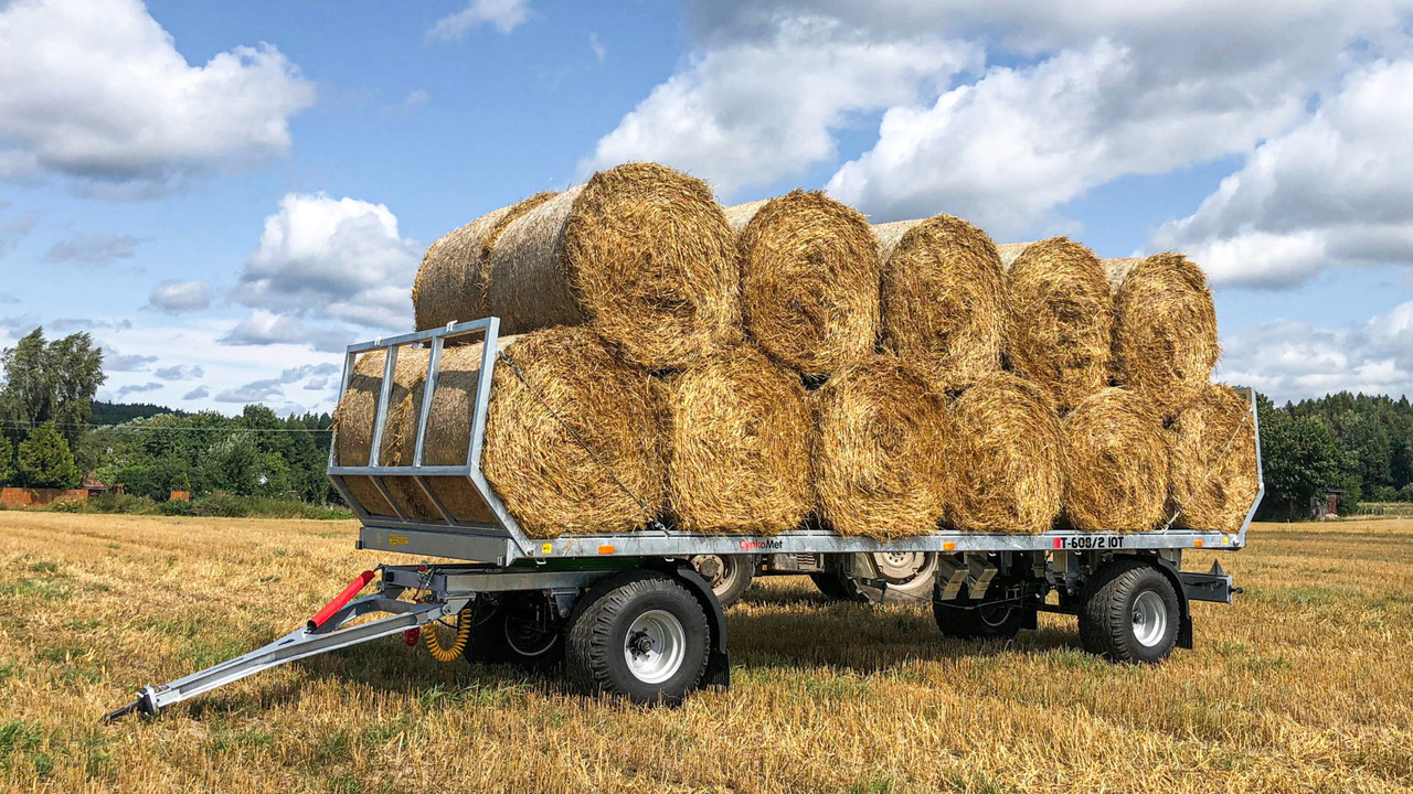 Cynkomet Ballentransportwagen / Bale platform / Remorque pour balles / Rimorchio per balle / Przyczepa do przewozu bel - Селскостопанско ремарке платформа: снимка 2 Cynkomet Ballentransportwagen / Bale platform / Remorque pour balles / Rimorchio per balle / Przyczepa do przewozu bel - Селскостопанско ремарке платформа: снимка 2