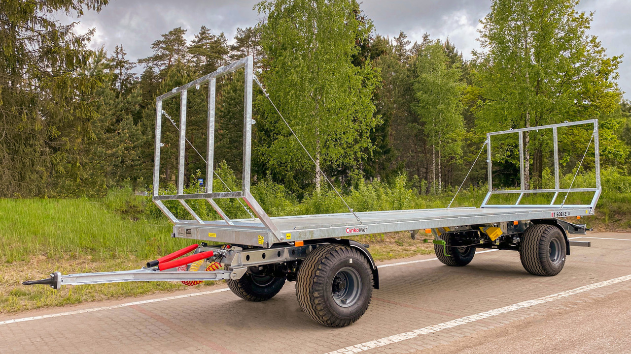 Cynkomet Ballentransportwagen / Bale platform / Remorque pour balles / Rimorchio per balle / Przyczepa do przewozu bel - Селскостопанско ремарке платформа: снимка 1 Cynkomet Ballentransportwagen / Bale platform / Remorque pour balles / Rimorchio per balle / Przyczepa do przewozu bel - Селскостопанско ремарке платформа: снимка 1