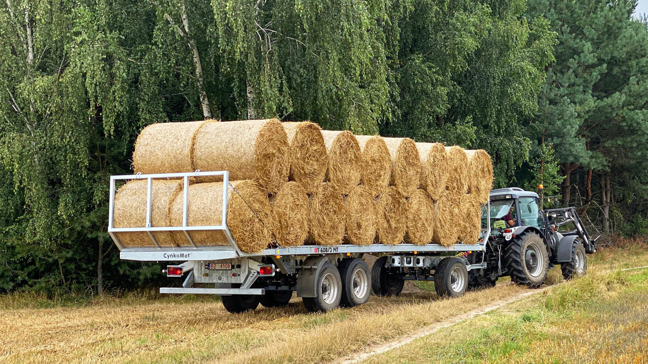 Cynkomet Ballentransportwagen / Bale platform / Remorque pour balles / Rimorchio per balle / Przyczepa do przewozu bel - Селскостопанско ремарке платформа: снимка 5 Cynkomet Ballentransportwagen / Bale platform / Remorque pour balles / Rimorchio per balle / Przyczepa do przewozu bel - Селскостопанско ремарке платформа: снимка 5