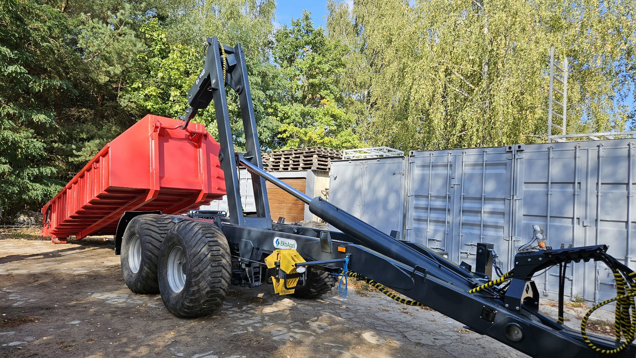 EkoAgri Hakenliftanhänger / Hooklift trailer / Remorque porte caisson / Remolque con gancho / Rimorchio a gancio /Przyczepa hakowa 18 t - Селскостопанско ремарке: снимка 1 EkoAgri Hakenliftanhänger / Hooklift trailer / Remorque porte caisson / Remolque con gancho / Rimorchio a gancio /Przyczepa hakowa 18 t - Селскостопанско ремарке: снимка 1