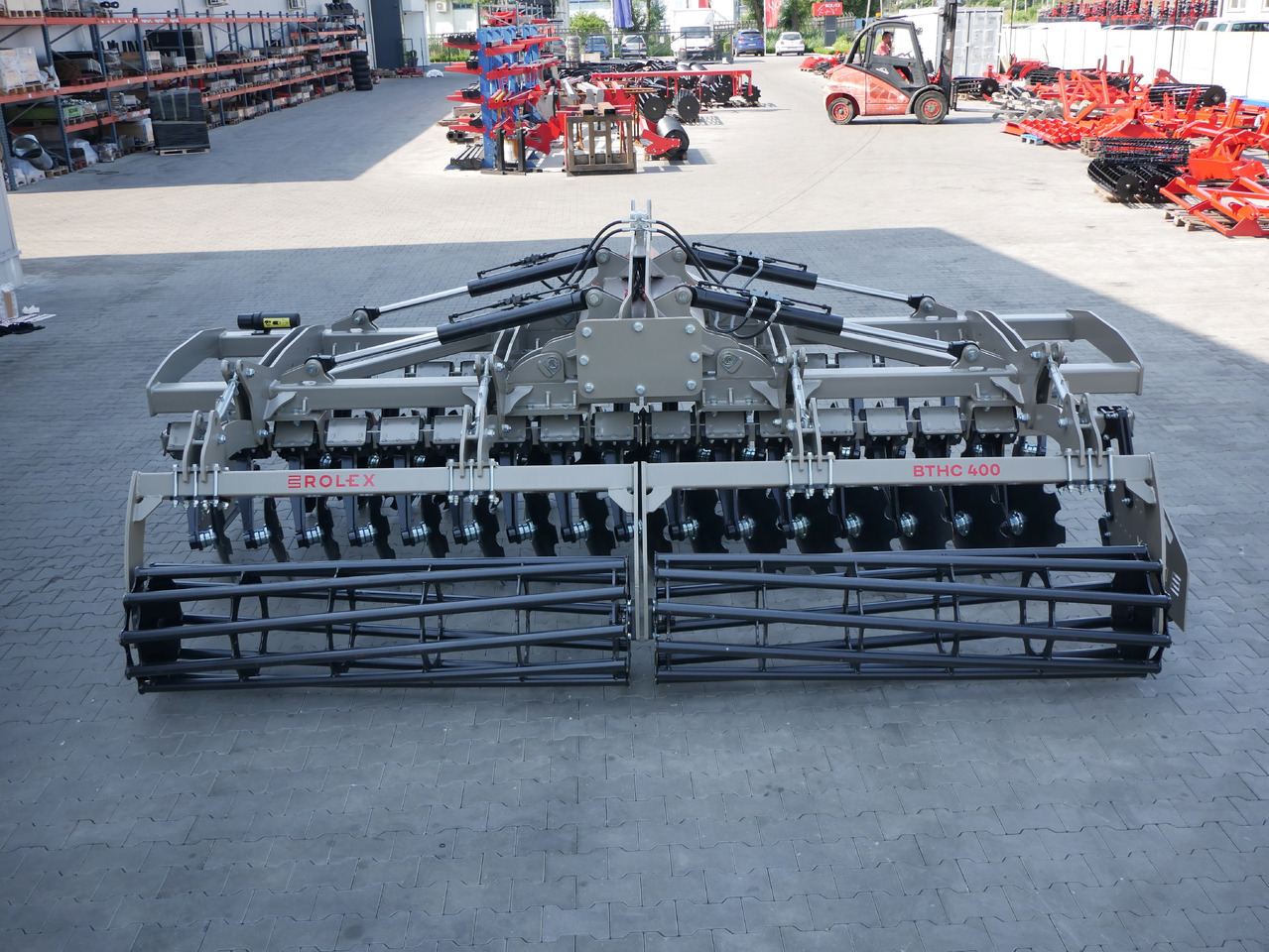 Нови Дискова брана ROLEX Hydraulische Scheibenegge / Hydraulic discs harrow / Dechaumeur à disques / Erpice a dischi / Гидравлическая дисковая борона тяжёлая / Brona talerzowa hydraulicznie składana ciężka 4 m: снимка 6
