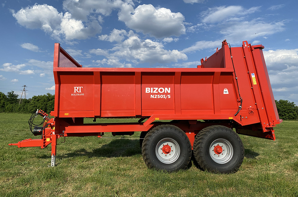 Roltrans Miststreuer / Manure spreader / Epandeur à fumier / Spandiletame / Разбрасыватель органических удобрений / Rozrzutnik obornika N250S/5 10 t - Разпръсквач за оборски тор: снимка 2 Roltrans Miststreuer / Manure spreader / Epandeur à fumier / Spandiletame / Разбрасыватель органических удобрений / Rozrzutnik obornika N250S/5 10 t - Разпръсквач за оборски тор: снимка 2