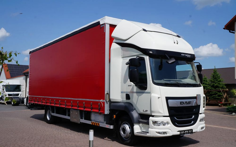 DAF LF 290 EURO 6 FIRANKA DŁ. 8.6m 21 PALET ŁAD 8.250 KG - Камион с брезент: снимка 1 DAF LF 290 EURO 6 FIRANKA DŁ. 8.6m 21 PALET ŁAD 8.250 KG - Камион с брезент: снимка 1