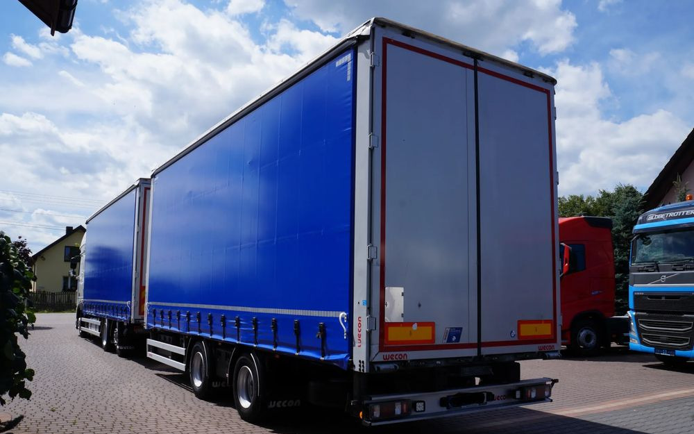 DAF XF 480 EURO 6 ZESTAW TANDEM PRZEJAZDOWY 120 M3 7,7 M + 7,7 M WECON - Камион с брезент: снимка 3 DAF XF 480 EURO 6 ZESTAW TANDEM PRZEJAZDOWY 120 M3 7,7 M + 7,7 M WECON - Камион с брезент: снимка 3