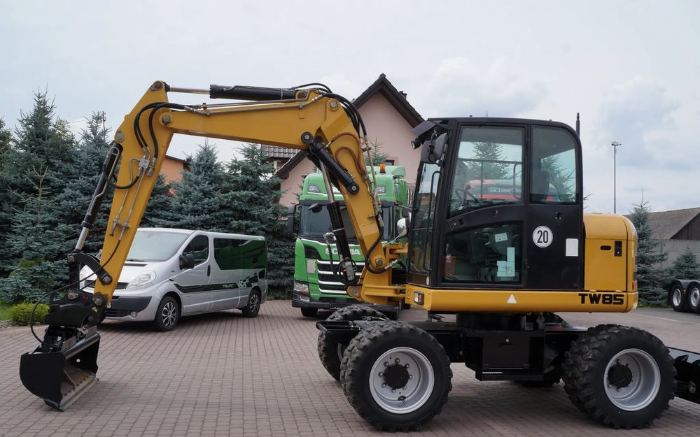 Terex TW 85 Koparka kołowa Sprowadzona silnik DEUTZ Stan Wzorowy - Колесен багер: снимка 2 Terex TW 85 Koparka kołowa Sprowadzona silnik DEUTZ Stan Wzorowy - Колесен багер: снимка 2