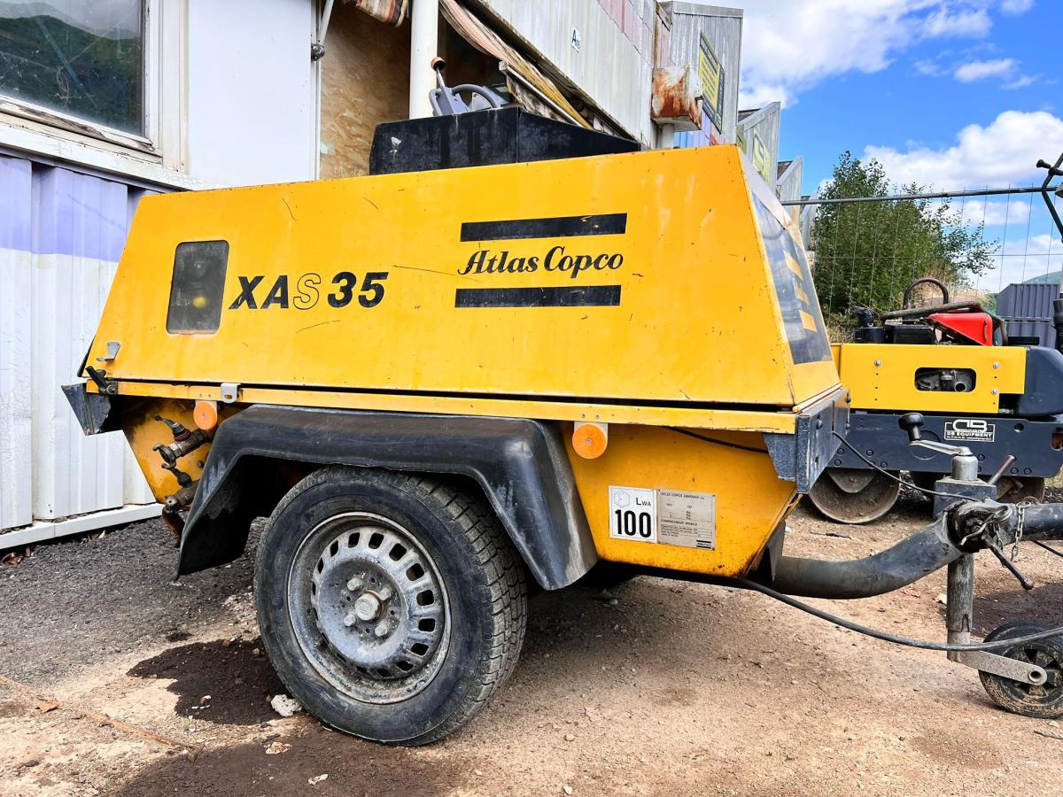 Atlas copco XAS 35 COMPRESSEUR 9BAR SUR REMORQUE (NET DE TVA) - Компресор за въздух: снимка 1 Atlas copco XAS 35 COMPRESSEUR 9BAR SUR REMORQUE (NET DE TVA) - Компресор за въздух: снимка 1