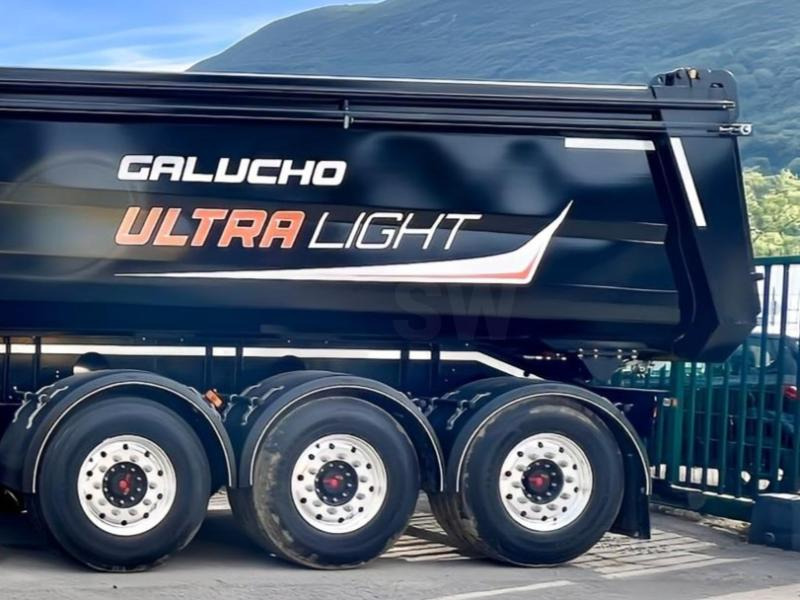Galucho SGB3 Ultra Light Semi-remorque benne TP 3 essieux - Самосвал полуремарке: снимка 4 Galucho SGB3 Ultra Light Semi-remorque benne TP 3 essieux - Самосвал полуремарке: снимка 4