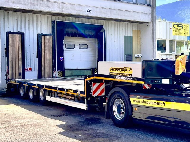 KASSBOHRER Porte engins 3 Essieux - Нискорамна площадка полуремарке: снимка 1 KASSBOHRER Porte engins 3 Essieux - Нискорамна площадка полуремарке: снимка 1