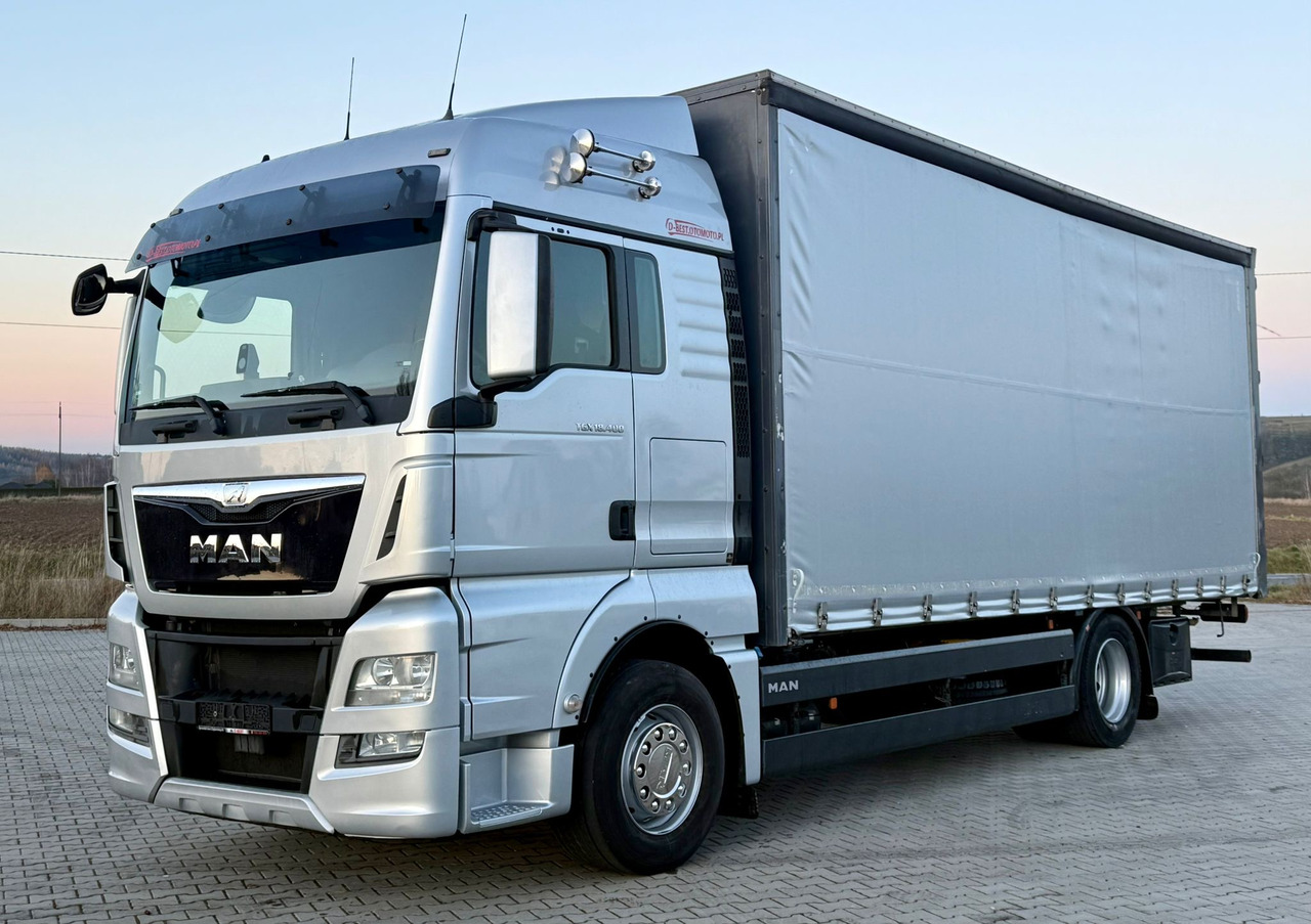 MAN TGX 18.400 / FIRANKA / KONTENER / NISKI PRZEBIEG / EURO 6 / AUTOMAT / SYPIALKA / 2016 ROK - Камион с брезент: снимка 2 MAN TGX 18.400 / FIRANKA / KONTENER / NISKI PRZEBIEG / EURO 6 / AUTOMAT / SYPIALKA / 2016 ROK - Камион с брезент: снимка 2
