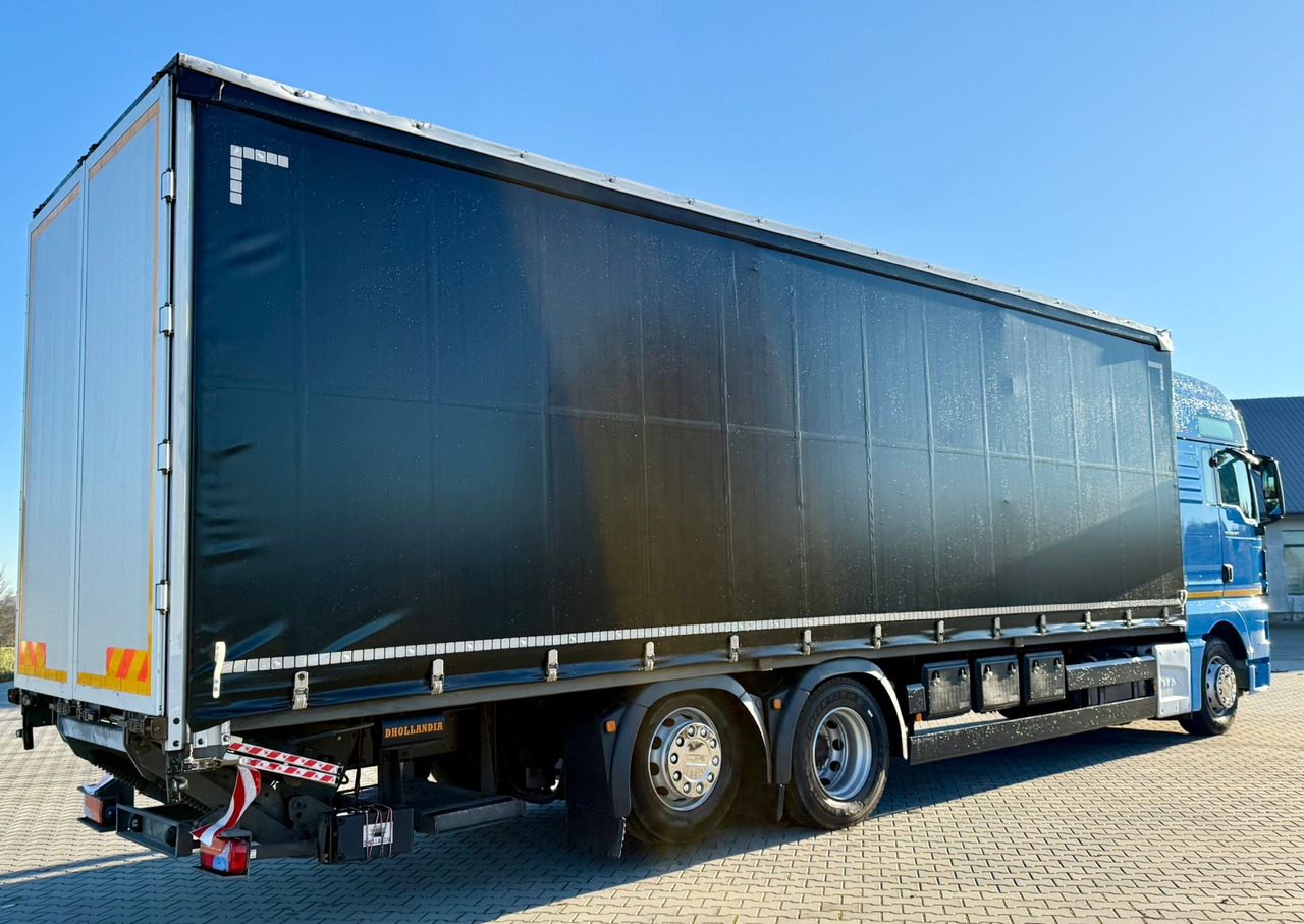 MAN TGX 26.420 / FIRANKA / WINDA / 23 EUROPALETY / 6x2 / AUTOMAT / EURO 6 / OŚ PODNOSZONA / DUŻA KABINA / 2019 ROK - Камион с брезент: снимка 3 MAN TGX 26.420 / FIRANKA / WINDA / 23 EUROPALETY / 6x2 / AUTOMAT / EURO 6 / OŚ PODNOSZONA / DUŻA KABINA / 2019 ROK - Камион с брезент: снимка 3