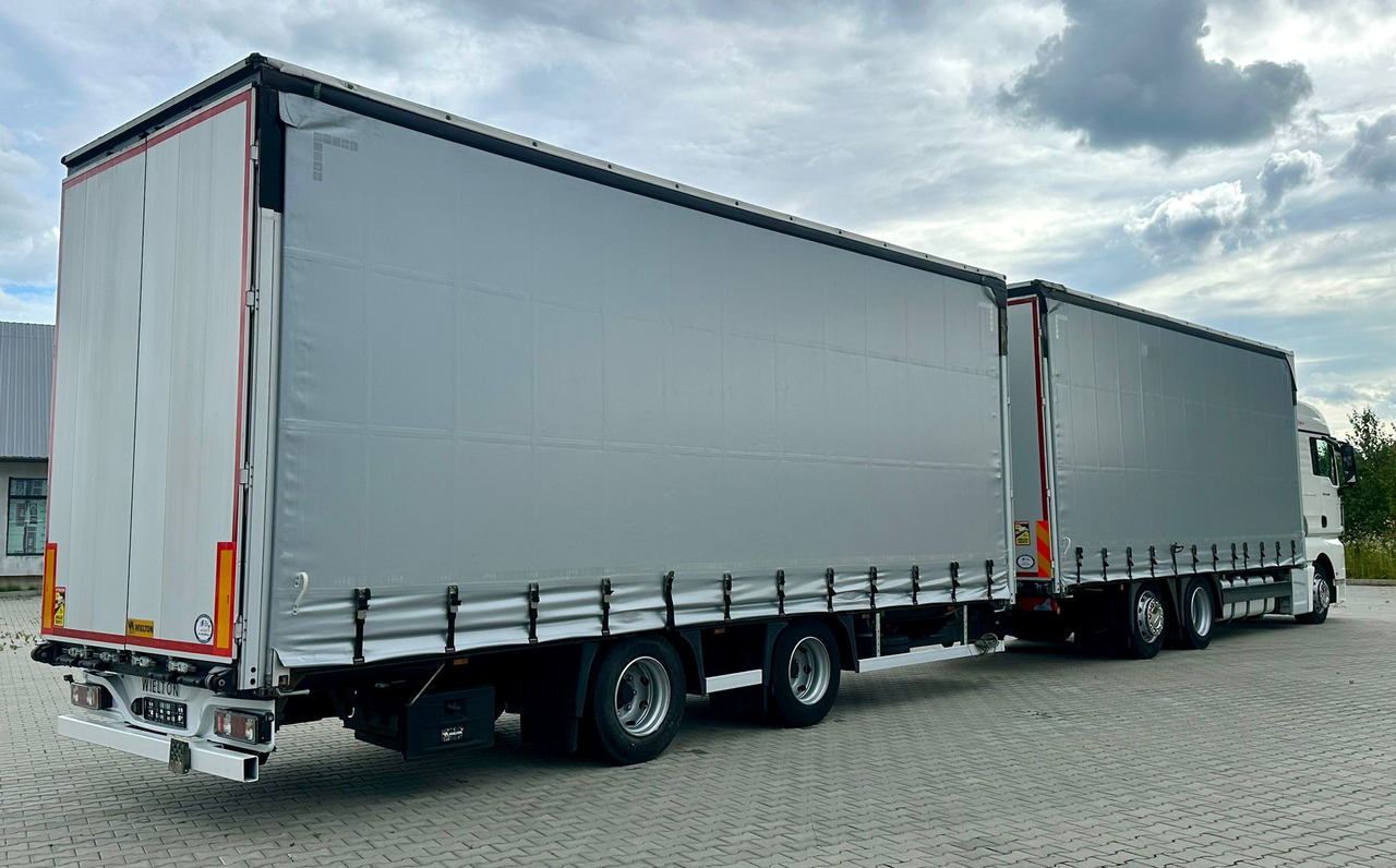 MAN TGX 26.460 / ZESTAW PRZEJAZDOWY / 38 PALET / AUTOMAT / SYPIALKA / PRZYCZEPA WIELTON / 2019 ROK / NISKI PRZEBIEG - Камион с брезент: снимка 3 MAN TGX 26.460 / ZESTAW PRZEJAZDOWY / 38 PALET / AUTOMAT / SYPIALKA / PRZYCZEPA WIELTON / 2019 ROK / NISKI PRZEBIEG - Камион с брезент: снимка 3