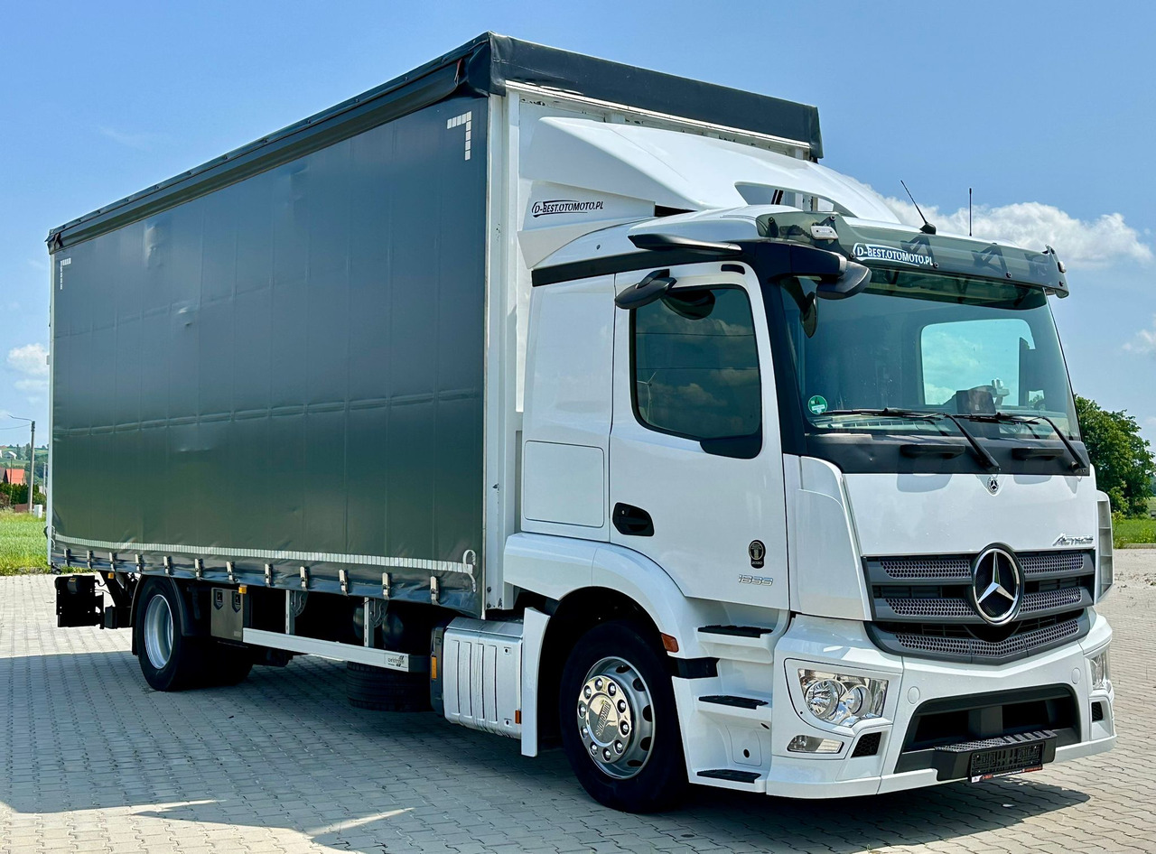 MERCEDES-BENZ ACTROS 1833 / FIRANKA / WINDA / 18 PALET / AUTOMAT / 310 TYS KM / DUŻY SILNIK / 2020 ROK / SYPIALKA - Камион с брезент: снимка 1 MERCEDES-BENZ ACTROS 1833 / FIRANKA / WINDA / 18 PALET / AUTOMAT / 310 TYS KM / DUŻY SILNIK / 2020 ROK / SYPIALKA - Камион с брезент: снимка 1
