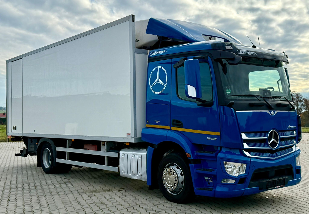 MERCEDES-BENZ ACTROS 1836 / CHŁODNIA / WINDA / 18 PALET / SILNIK 10677 cm3 / CARRIER / SYPIALKA / AUTOMAT / 2018 ROK - Рефрижератор камион: снимка 1 MERCEDES-BENZ ACTROS 1836 / CHŁODNIA / WINDA / 18 PALET / SILNIK 10677 cm3 / CARRIER / SYPIALKA / AUTOMAT / 2018 ROK - Рефрижератор камион: снимка 1