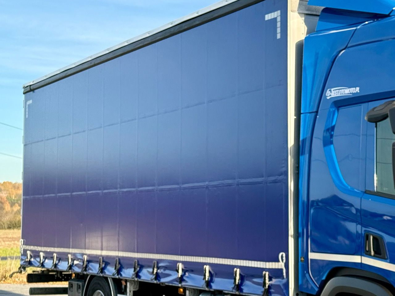 Камион с брезент SCANIA P280 / FIRANKA / 20 EUROPALET / 220 TYŚ KM / 2022 ROK / SYPIALKA: снимка 17