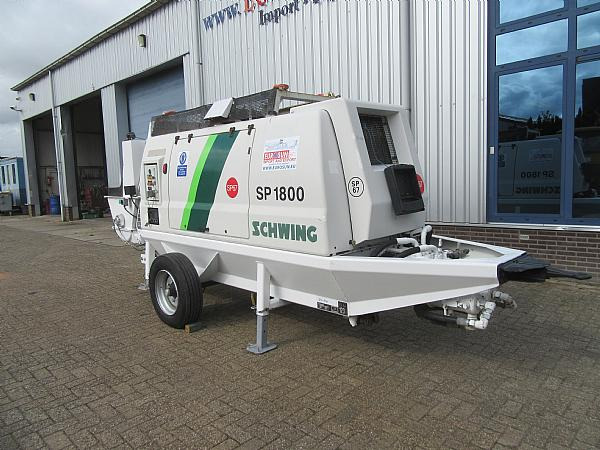 2014 SCHWING BP 1800 D -129 KW static pump - Стационарна бетон помпа: снимка 1 2014 SCHWING BP 1800 D -129 KW static pump - Стационарна бетон помпа: снимка 1