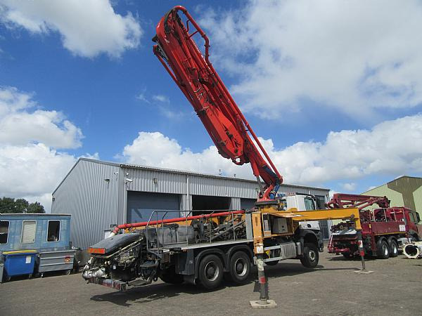 Бетон помпа 2015  PUTZMEISTER  M38/5  AROCS 6x4: снимка 7