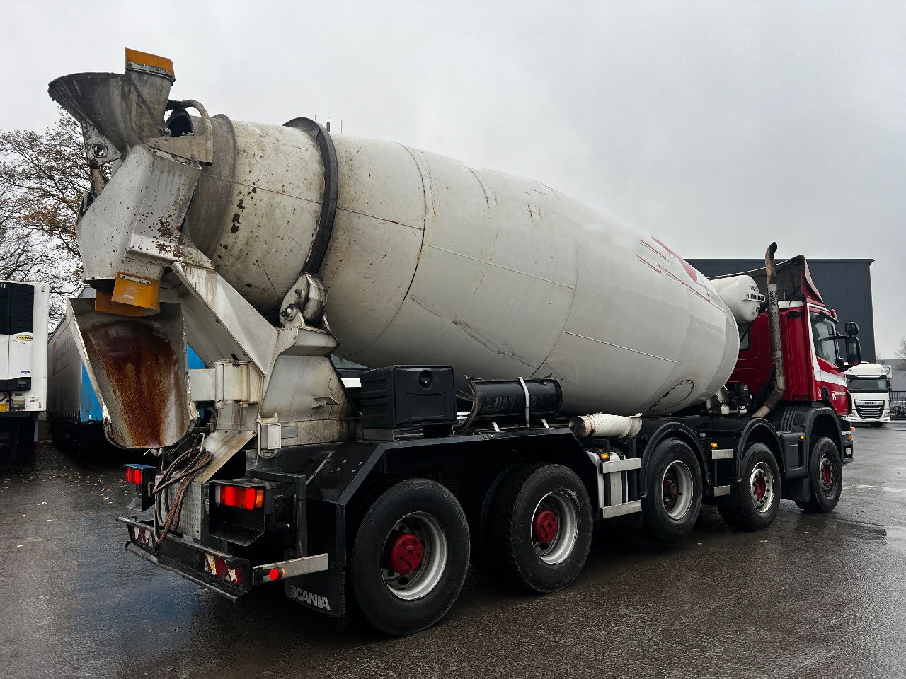 Scania P420 10x4, 15m3 Liebherr, full steel - Бетоновоз: снимка 3 Scania P420 10x4, 15m3 Liebherr, full steel - Бетоновоз: снимка 3