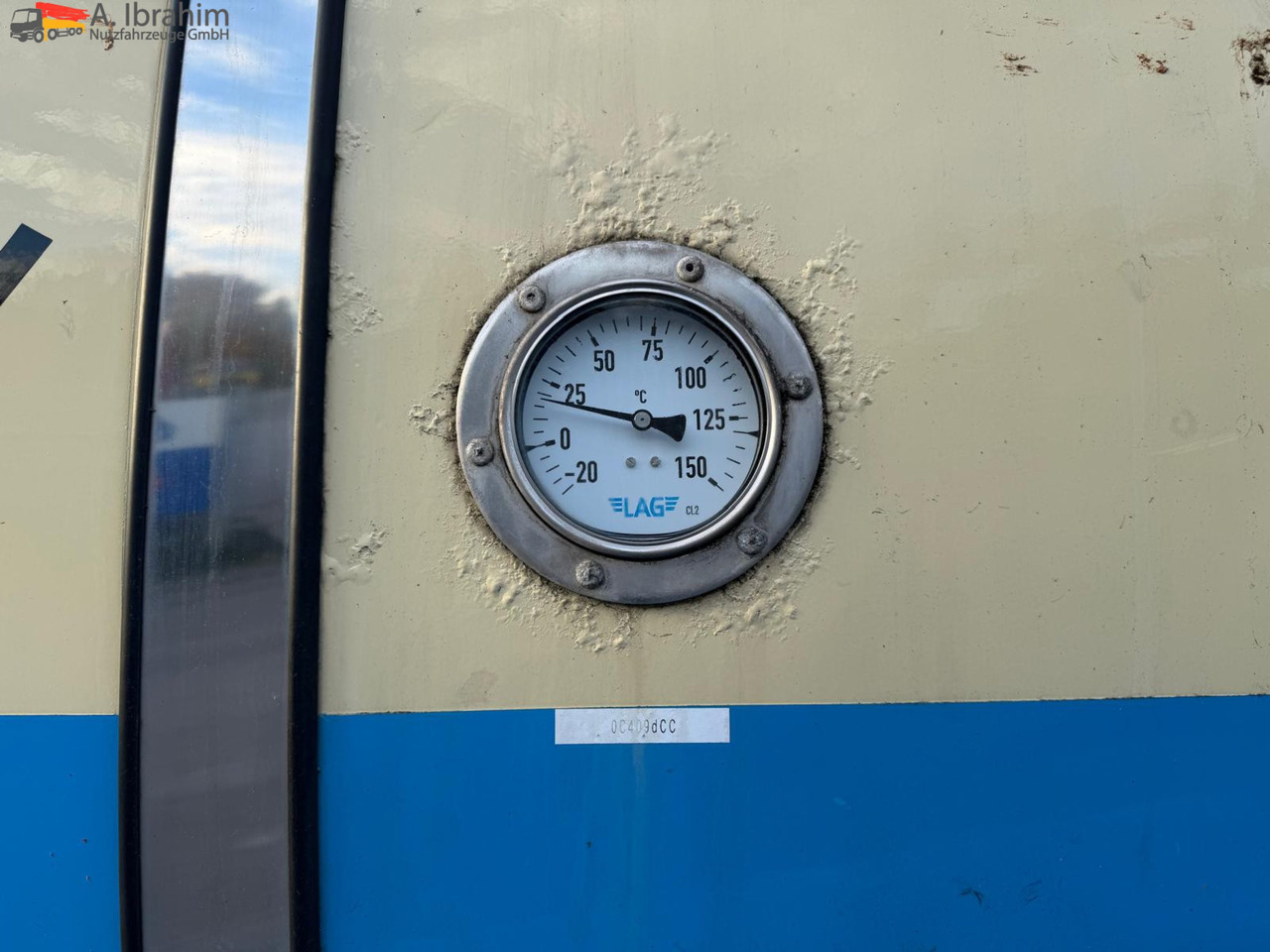 Полуремарке цистерна Feldbinder Lebensmittel Tank Container 26500 L | 2 Kammern | Heizung | 20 ft | Edelstahl: снимка 15