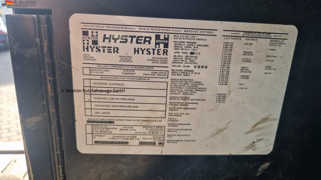 Hyster H12.00XL 2 12t Stapler Topzustand, - Дизелов мотокар: снимка 4 Hyster H12.00XL 2 12t Stapler Topzustand, - Дизелов мотокар: снимка 4