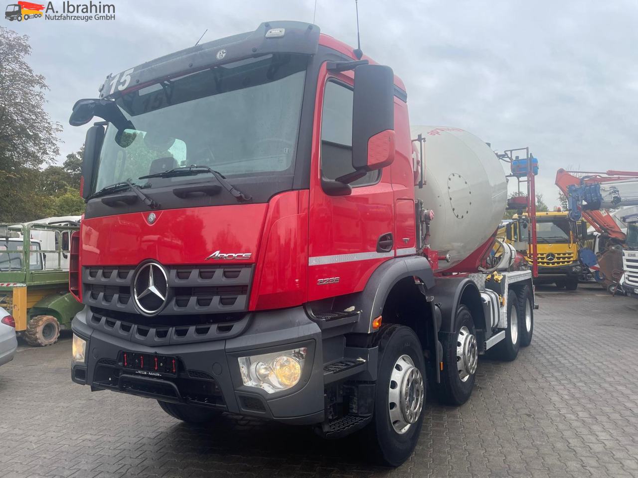 Mercedes-Benz Arocs 3236 Stetter 9 cbm 8x4 | Blatt | Hardox - Камион: снимка 1 Mercedes-Benz Arocs 3236 Stetter 9 cbm 8x4 | Blatt | Hardox - Камион: снимка 1