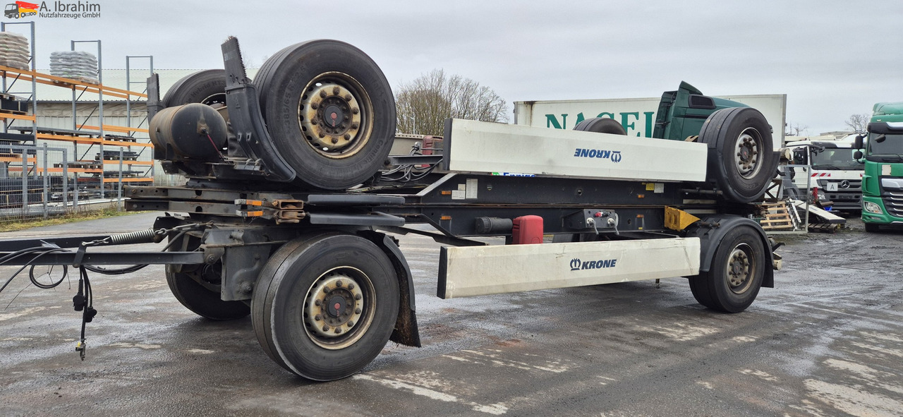 Контейнеровоз/ Сменна каросерия ремарке Krone AZ 3x vorhanden SAF Achsen, fertig gestapelt: снимка 8 Контейнеровоз/ Сменна каросерия ремарке Krone AZ 3x vorhanden SAF Achsen, fertig gestapelt: снимка 8