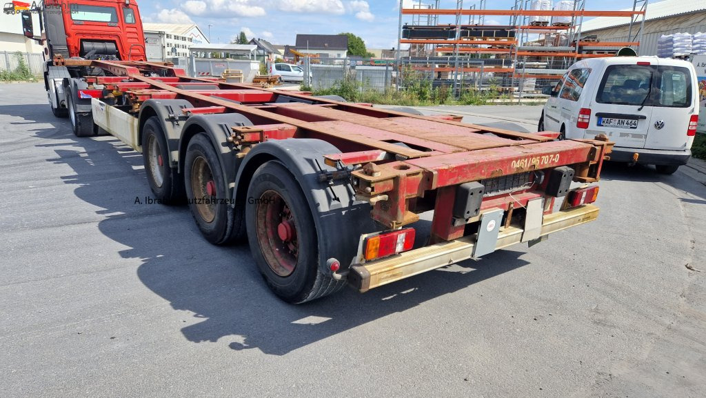 Контейнеровоз/ Сменна каросерия полуремарке Krone SD Containerchassis 2x 20, 30, 40 ft deutscher Auflieger, ausziehbar: снимка 7