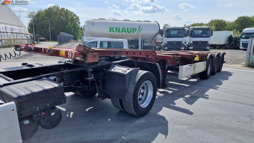 Контейнеровоз/ Сменна каросерия полуремарке Krone SD Containerchassis 2x 20, 30, 40 ft deutscher Auflieger, ausziehbar: снимка 8
