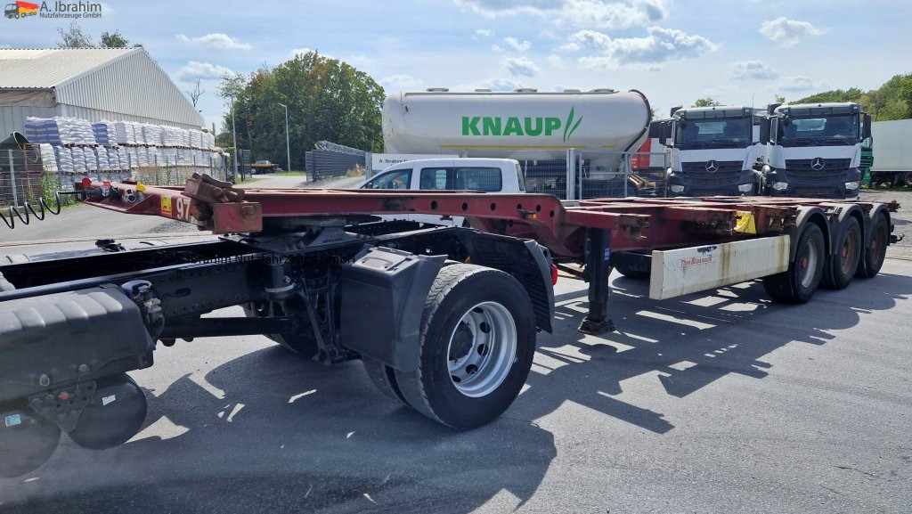 Контейнеровоз/ Сменна каросерия полуремарке Krone SD Containerchassis 2x 20, 30, 40 ft deutscher Auflieger, ausziehbar: снимка 9