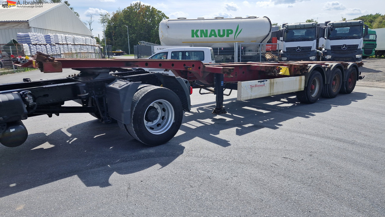 Контейнеровоз/ Сменна каросерия полуремарке Krone SD Containerchassis 2x 20, 30, 40 ft deutscher Auflieger, ausziehbar: снимка 10 Контейнеровоз/ Сменна каросерия полуремарке Krone SD Containerchassis 2x 20, 30, 40 ft deutscher Auflieger, ausziehbar: снимка 10