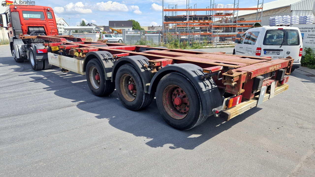 Контейнеровоз/ Сменна каросерия полуремарке Krone SD Containerchassis 2x 20, 30, 40 ft deutscher Auflieger, ausziehbar: снимка 6 Контейнеровоз/ Сменна каросерия полуремарке Krone SD Containerchassis 2x 20, 30, 40 ft deutscher Auflieger, ausziehbar: снимка 6