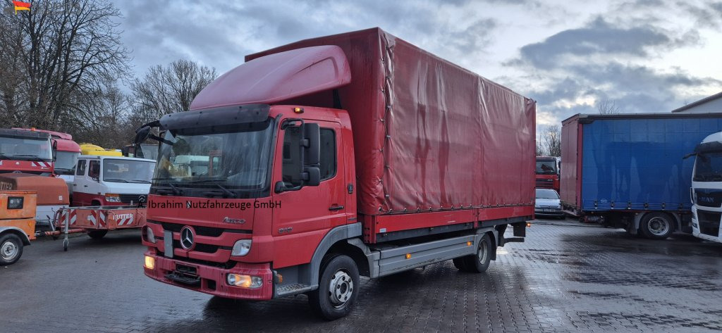 Mercedes-Benz 818L LBW, Luftfederung - Брезентов бус: снимка 1 Mercedes-Benz 818L LBW, Luftfederung - Брезентов бус: снимка 1