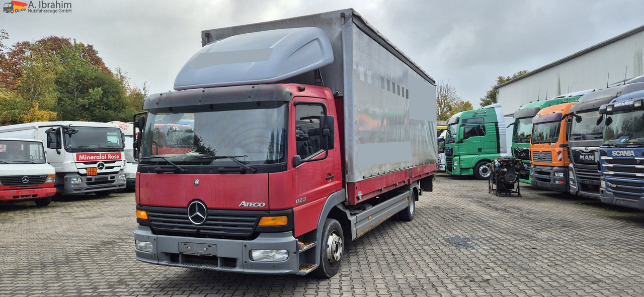 Mercedes-Benz 823 LBW | Radstand 4900 mm | 7.2 m Pritsche Klima | 3 Pedals - Брезентов бус: снимка 1 Mercedes-Benz 823 LBW | Radstand 4900 mm | 7.2 m Pritsche Klima | 3 Pedals - Брезентов бус: снимка 1