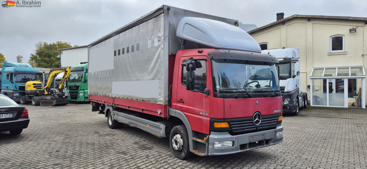 Брезентов бус Mercedes-Benz Atego 823 LBW | Radstand 4900 mm | 7.2 m Pritsche Klima | 3 Pedals: снимка 9