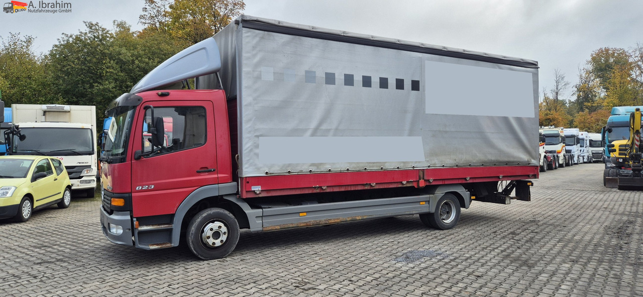 Брезентов бус Mercedes-Benz Atego 823 LBW | Radstand 4900 mm | 7.2 m Pritsche Klima | 3 Pedals: снимка 10
