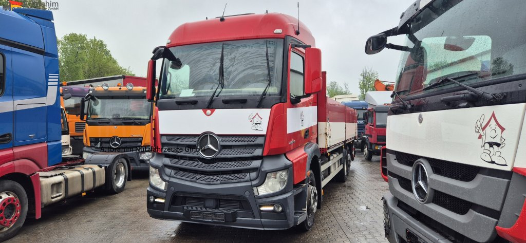 Mercedes-Benz DB 2545 HIAB 166 mit Zange. Lift-Lenkachse einsatzbereit - Бордови камион, Камион с кран: снимка 1 Mercedes-Benz DB 2545 HIAB 166 mit Zange. Lift-Lenkachse einsatzbereit - Бордови камион, Камион с кран: снимка 1