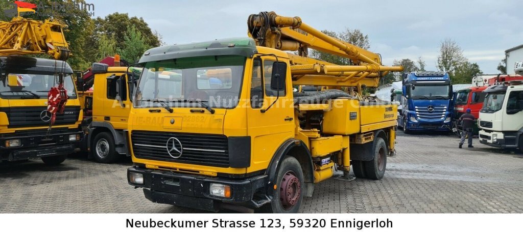 Mercedes-Benz LK 1617, Schwing Betonpumpe, Oldtimer - Миксер-помпа: снимка 1 Mercedes-Benz LK 1617, Schwing Betonpumpe, Oldtimer - Миксер-помпа: снимка 1