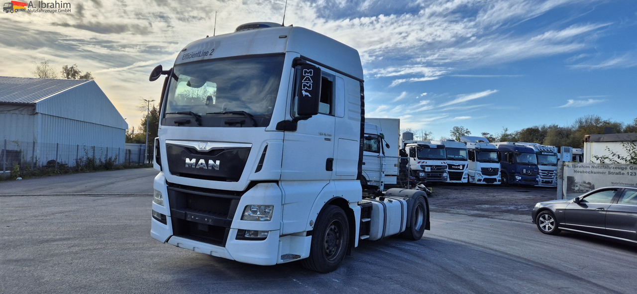 MAN TGX 18.480 Kipphydraulik, Retarder deutsches Fahrzeug - Влекач: снимка 1 MAN TGX 18.480 Kipphydraulik, Retarder deutsches Fahrzeug - Влекач: снимка 1