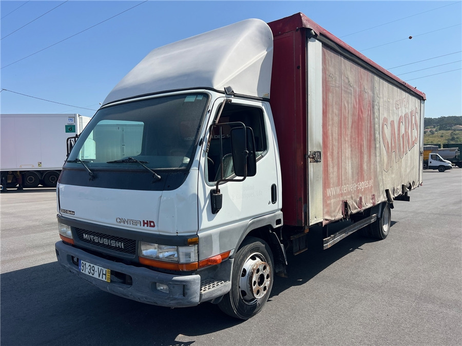 Mitsubishi FE659 - Камион с брезент: снимка 1 Mitsubishi FE659 - Камион с брезент: снимка 1