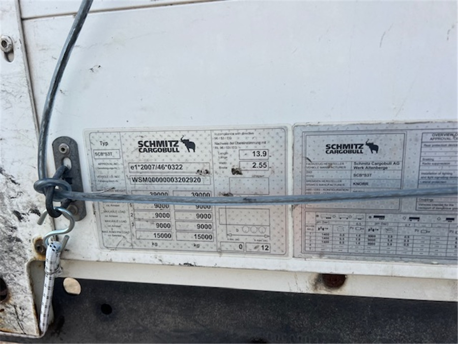 Брезентово полуремарке SCHMITZ CARGOBULL: снимка 9 Брезентово полуремарке SCHMITZ CARGOBULL: снимка 9