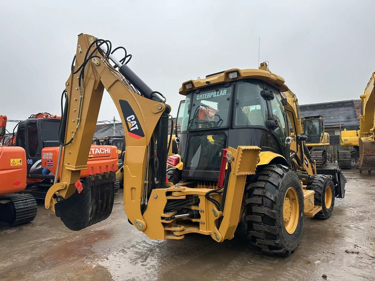 Caterpillar 420F - Багер-товарач: снимка 2 Caterpillar 420F - Багер-товарач: снимка 2