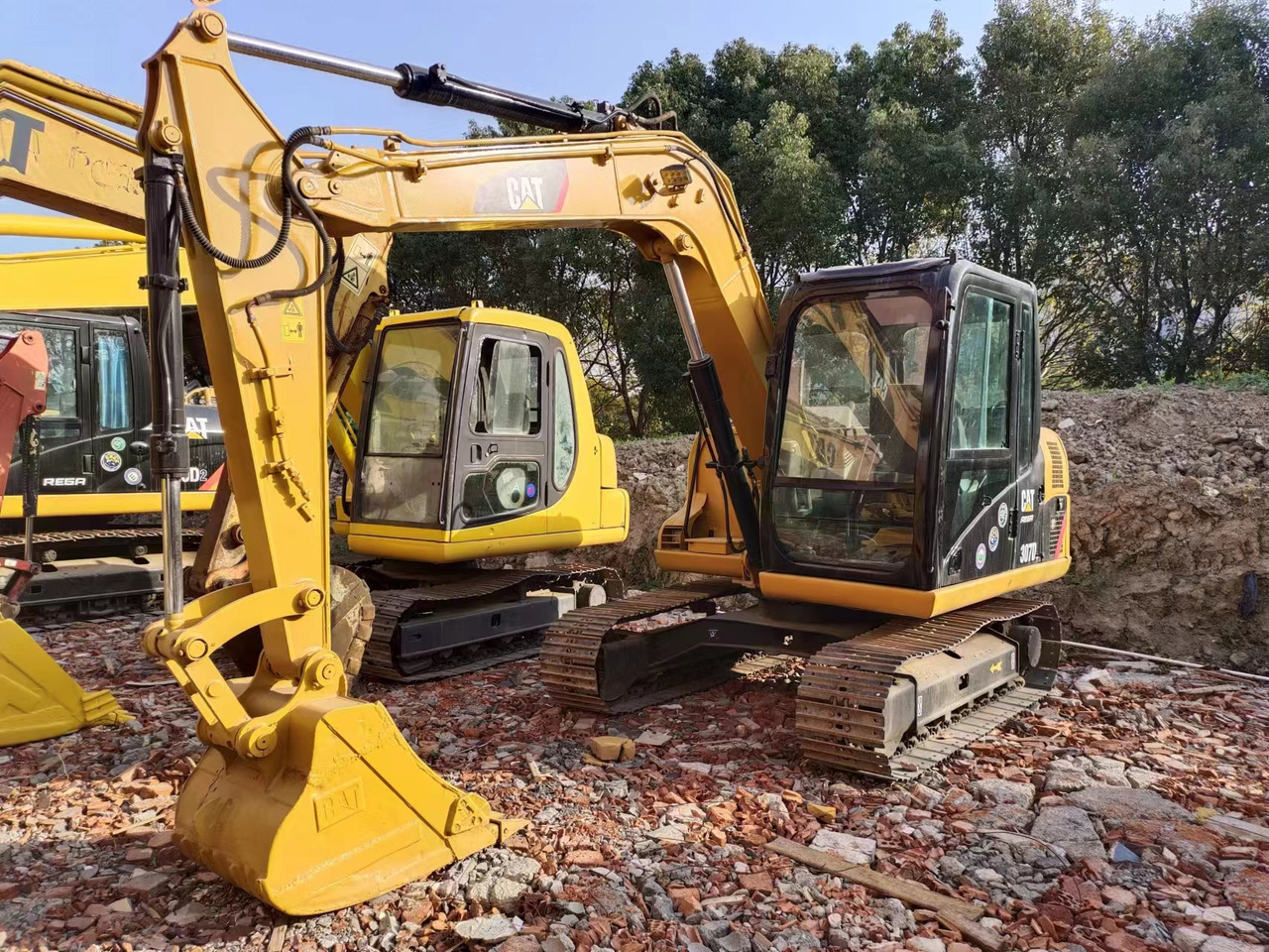 CATERPILLAR 307D - Мини багер: снимка 1 CATERPILLAR 307D - Мини багер: снимка 1