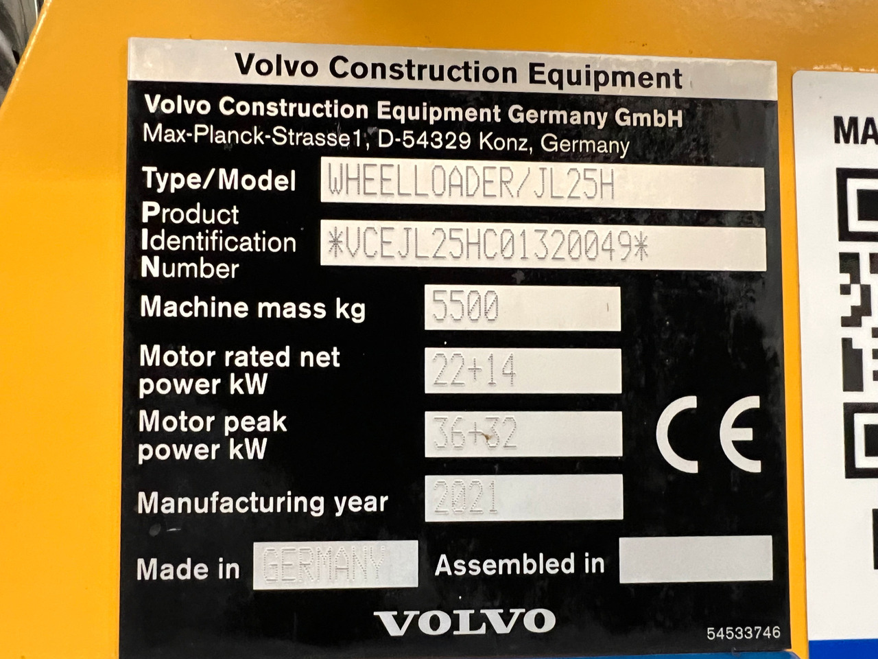 Колесен товарач Volvo JL25H: снимка 19
