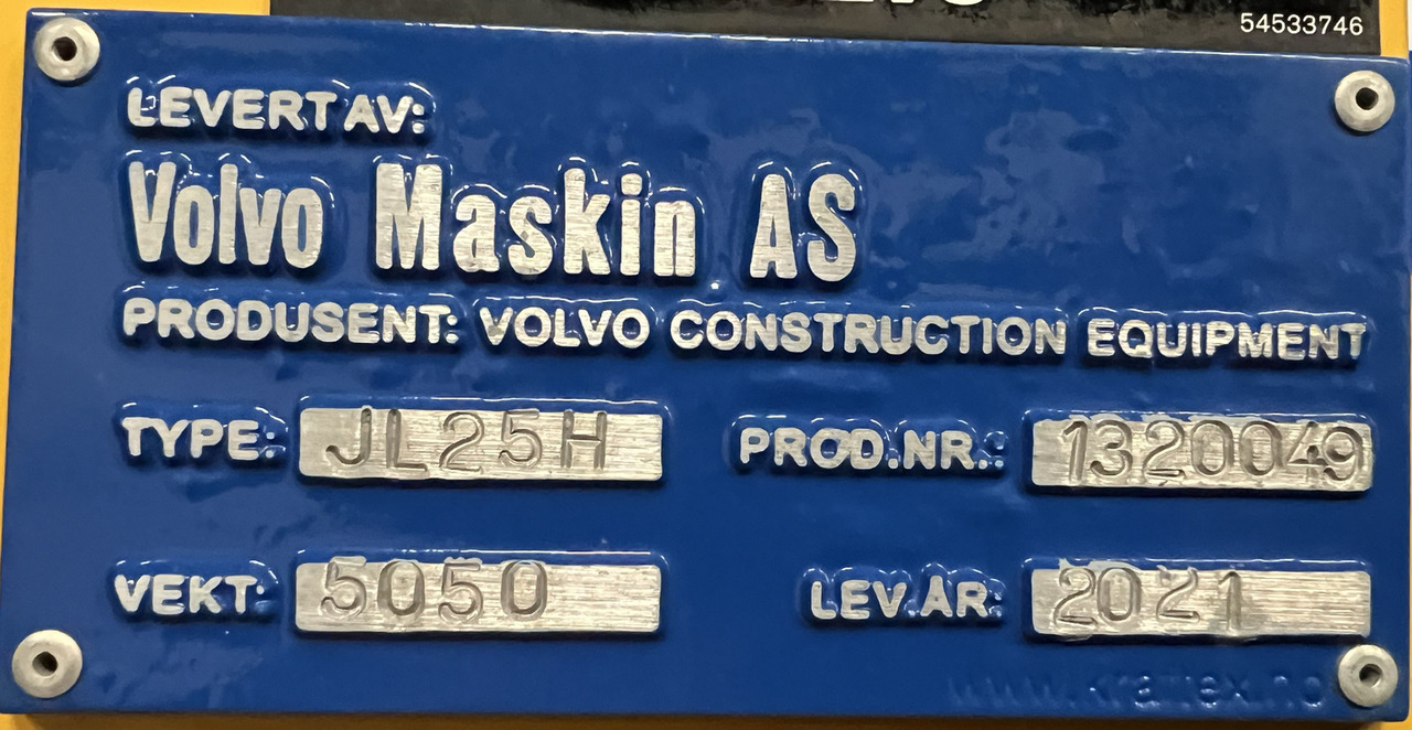 Колесен товарач Volvo JL25H: снимка 18
