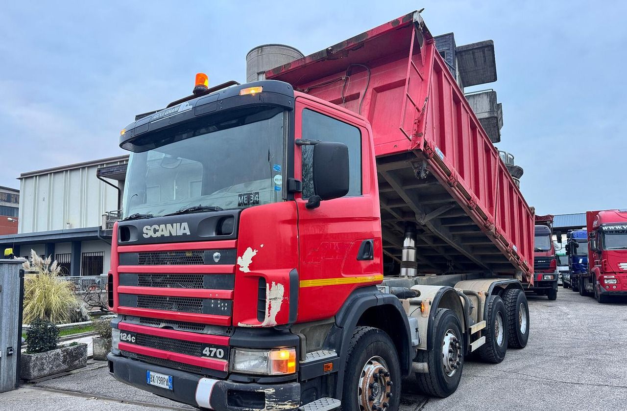Scania R124/470 Ribaltabile 8X4 - Самосвал камион: снимка 3 Scania R124/470 Ribaltabile 8X4 - Самосвал камион: снимка 3