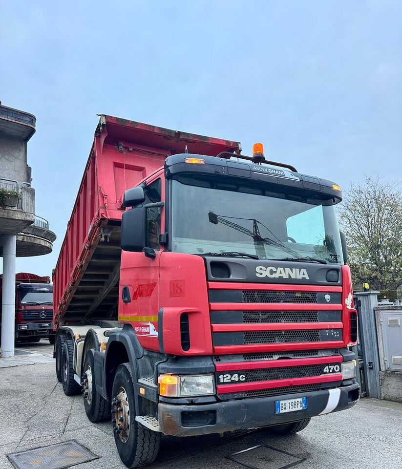 Scania R124/470 Ribaltabile 8X4 - Самосвал камион: снимка 3 Scania R124/470 Ribaltabile 8X4 - Самосвал камион: снимка 3